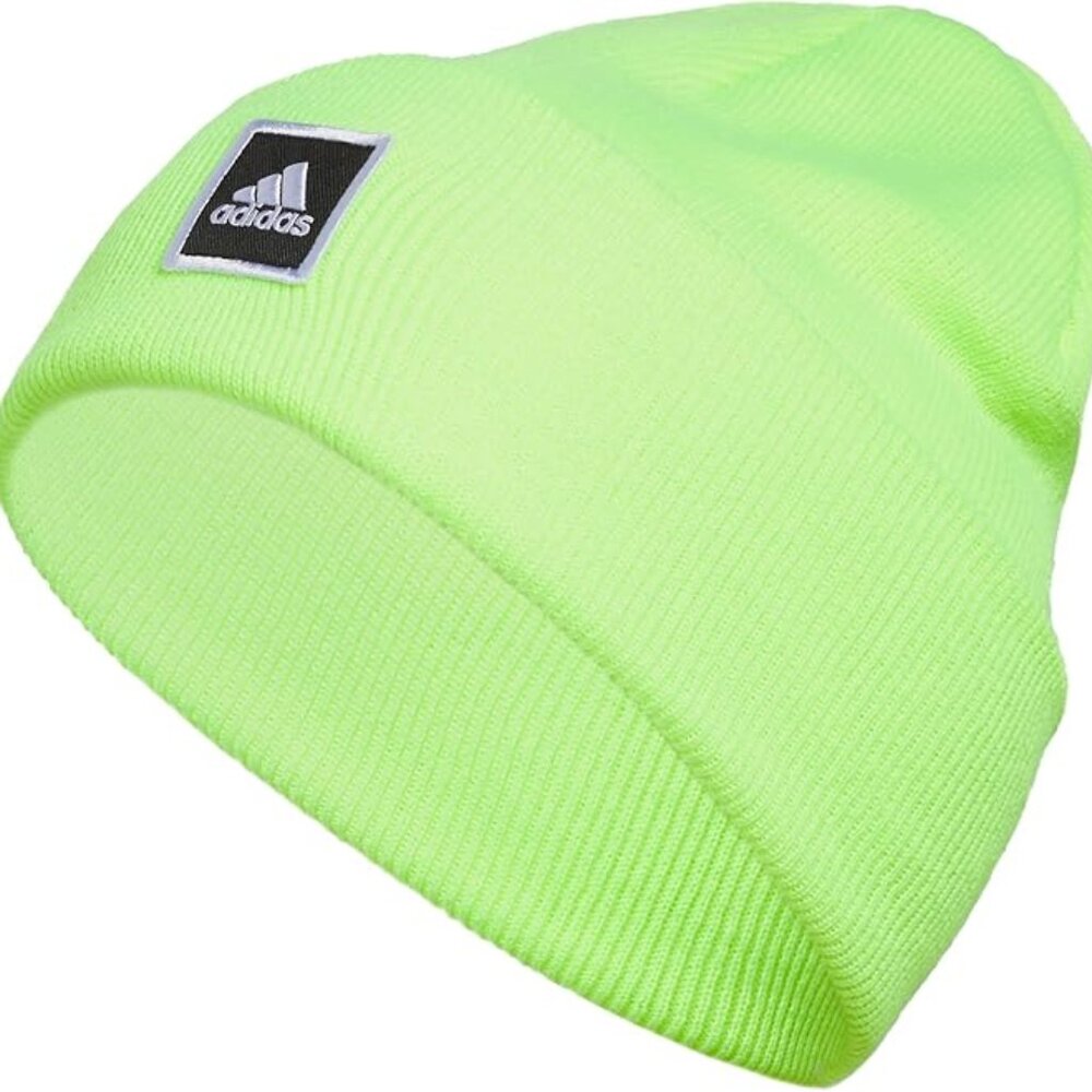 Adidas Men’s Wide Cuff Fold Beanie One Size Hat 5157503 NEW with TAGS
